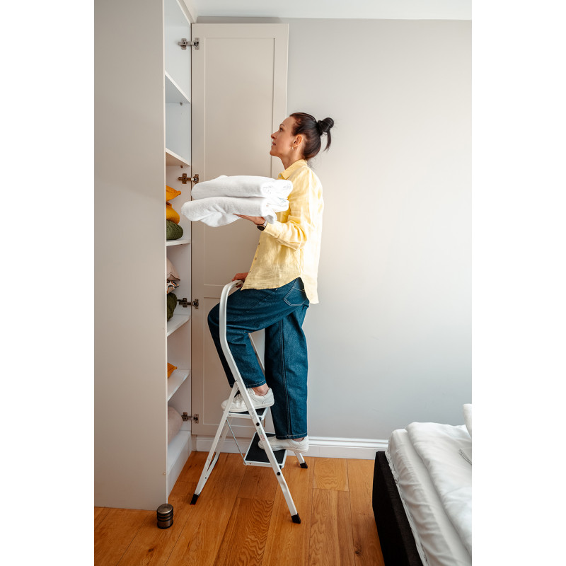 Types Kitchen Steps Two-step steel household kitchen steps ladder 150 kg