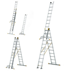 3x11 MAX Aluminium Ladder,...